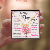 To My Mom-Jewelry-High Polished .316 Surgical Steel Scripted Love-27-Chic Pop