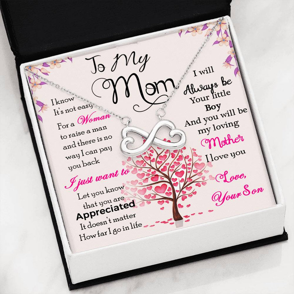To My Mom-Jewelry-14k White Gold Finish-2-Chic Pop