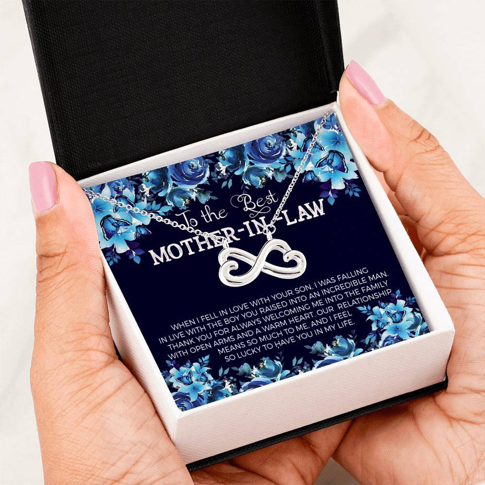 To The Best Mother In Law-Jewelry-14k White Gold Finish-1-Chic Pop