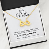 To Mother from Son-Jewelry-14k White Gold Finish-7-Chic Pop