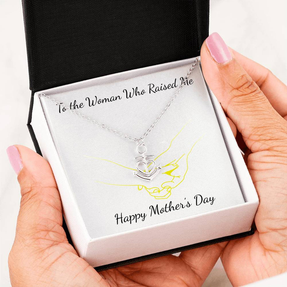 To The Woman Who Raised Me-Jewelry-.316 Surgical Steel Necklace-2-Chic Pop