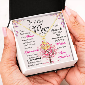 To My Mom-Jewelry-.316 Surgical Steel Necklace-1-Chic Pop