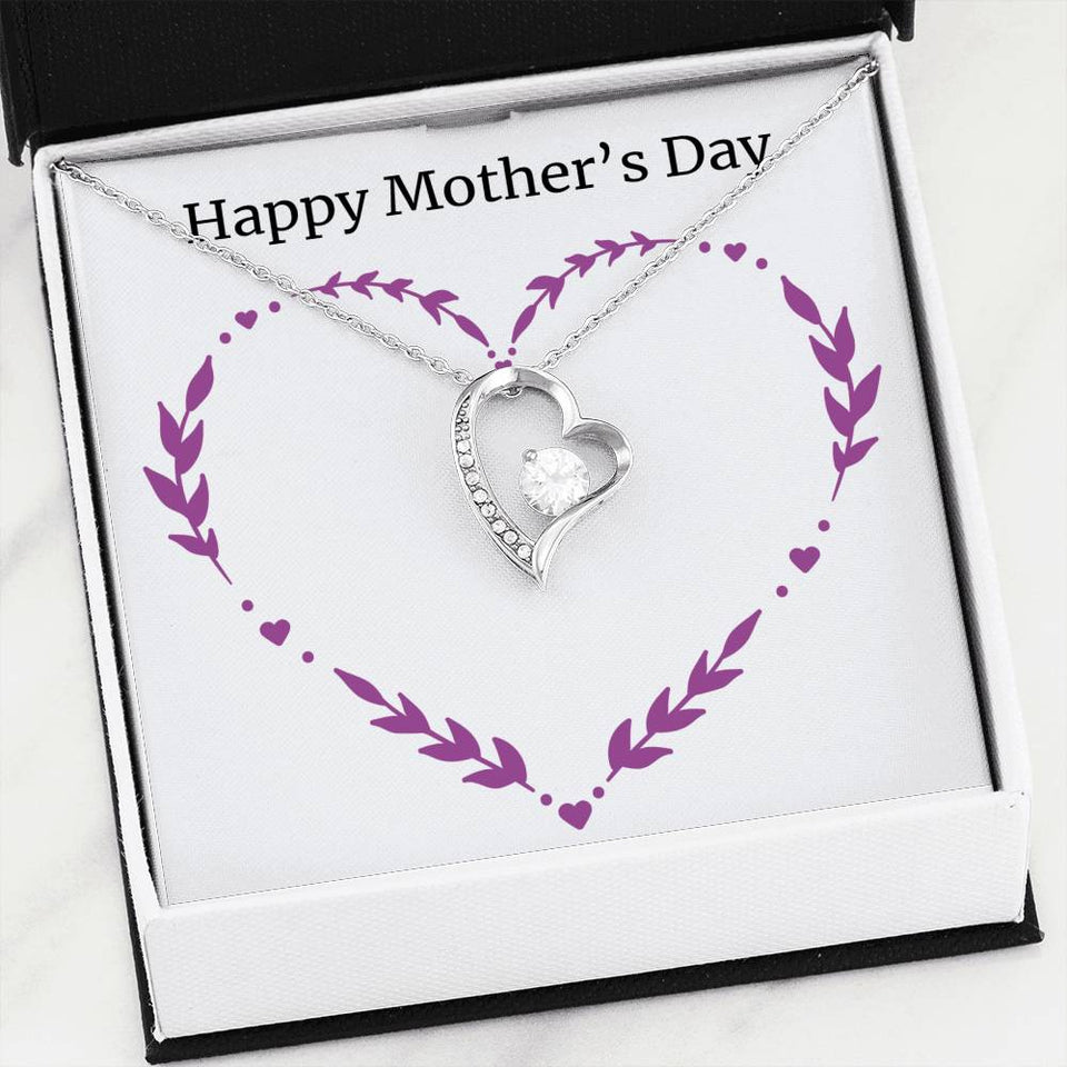 Happy Mother's Day-Jewelry-14k White Gold Finish-2-Chic Pop