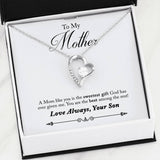 To Mother from Son-Jewelry-14k White Gold Finish-2-Chic Pop
