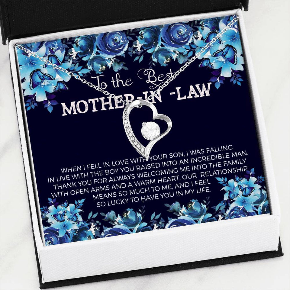 To The Best Mother In Law-Jewelry-14k White Gold Finish-2-Chic Pop