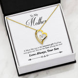 To Mother from Son-Jewelry-14k White Gold Finish-6-Chic Pop