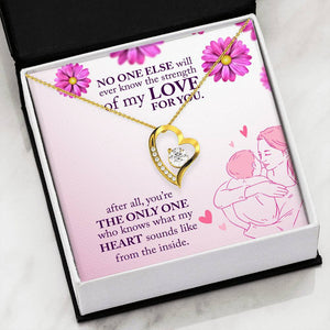 NO ONE ELSE will ever know the strength of my LOVE FOR YOU-Jewelry-14k White Gold Finish-6-Chic Pop