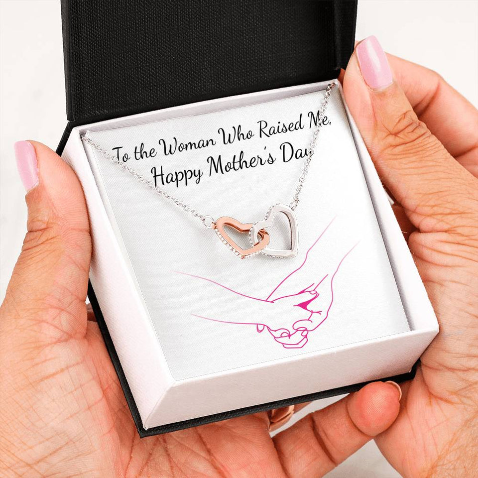 Happy Mother's Day-Jewelry-Interlocking Heart Necklace-1-Chic Pop
