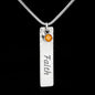 For the most wonderful nurse girlfriend-Jewelry-Birthstone Name Necklace (Stainless Steel)-8-Chic Pop