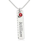 For the most wonderful nurse girlfriend-Jewelry-Birthstone Name Necklace (Stainless Steel)-5-Chic Pop