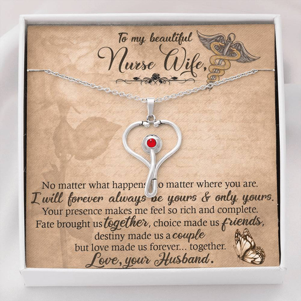 To My beautiful Nurse Wife In This Difficult Time-Jewelry-Standard Box-1-Chic Pop