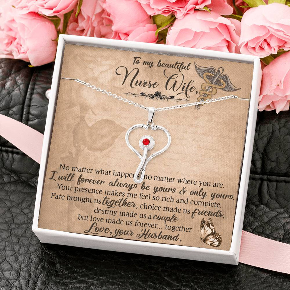 To My beautiful Nurse Wife In This Difficult Time-Jewelry-Standard Box-10-Chic Pop