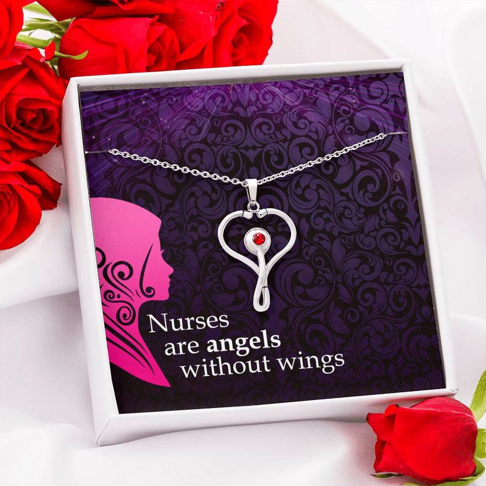 Nurses are angels Without Wings-Jewelry-Standard Box-12-Chic Pop