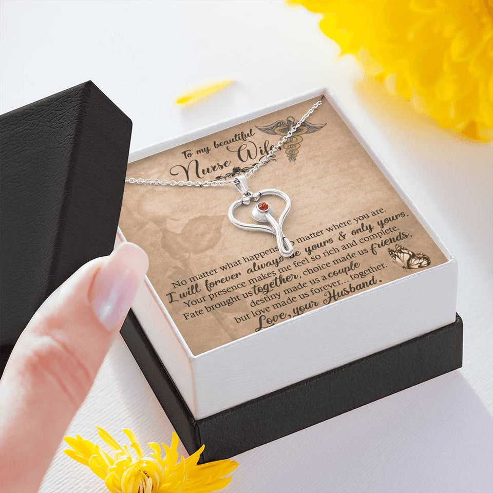 To My beautiful Nurse Wife In This Difficult Time-Jewelry-Standard Box-6-Chic Pop