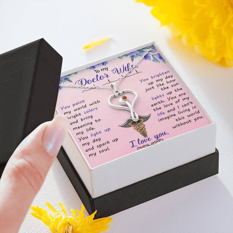 To my doctor wife you paint my world-Jewelry-Standard Box-6-Chic Pop
