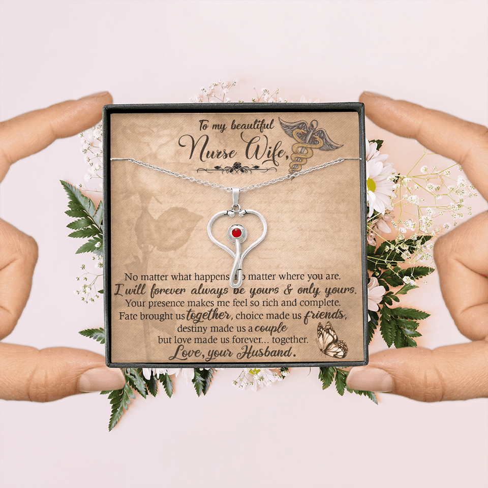 To My beautiful Nurse Wife In This Difficult Time-Jewelry-Standard Box-18-Chic Pop