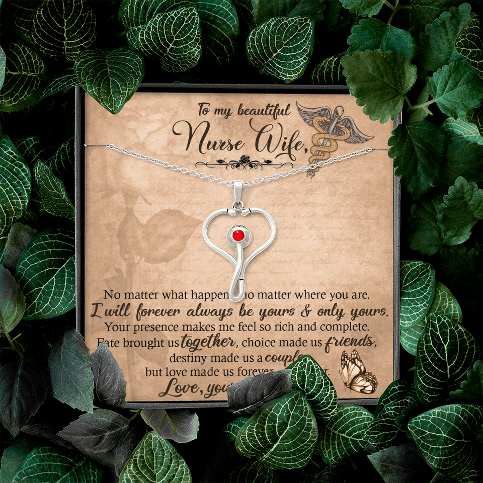 To My beautiful Nurse Wife In This Difficult Time-Jewelry-Standard Box-20-Chic Pop