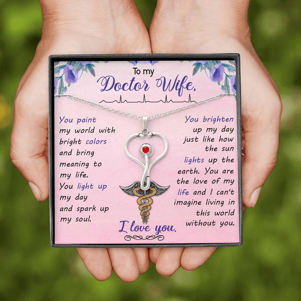 To my doctor wife you paint my world-Jewelry-Standard Box-16-Chic Pop