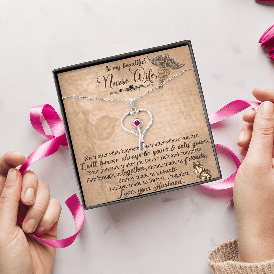 To My beautiful Nurse Wife In This Difficult Time-Jewelry-Standard Box-15-Chic Pop