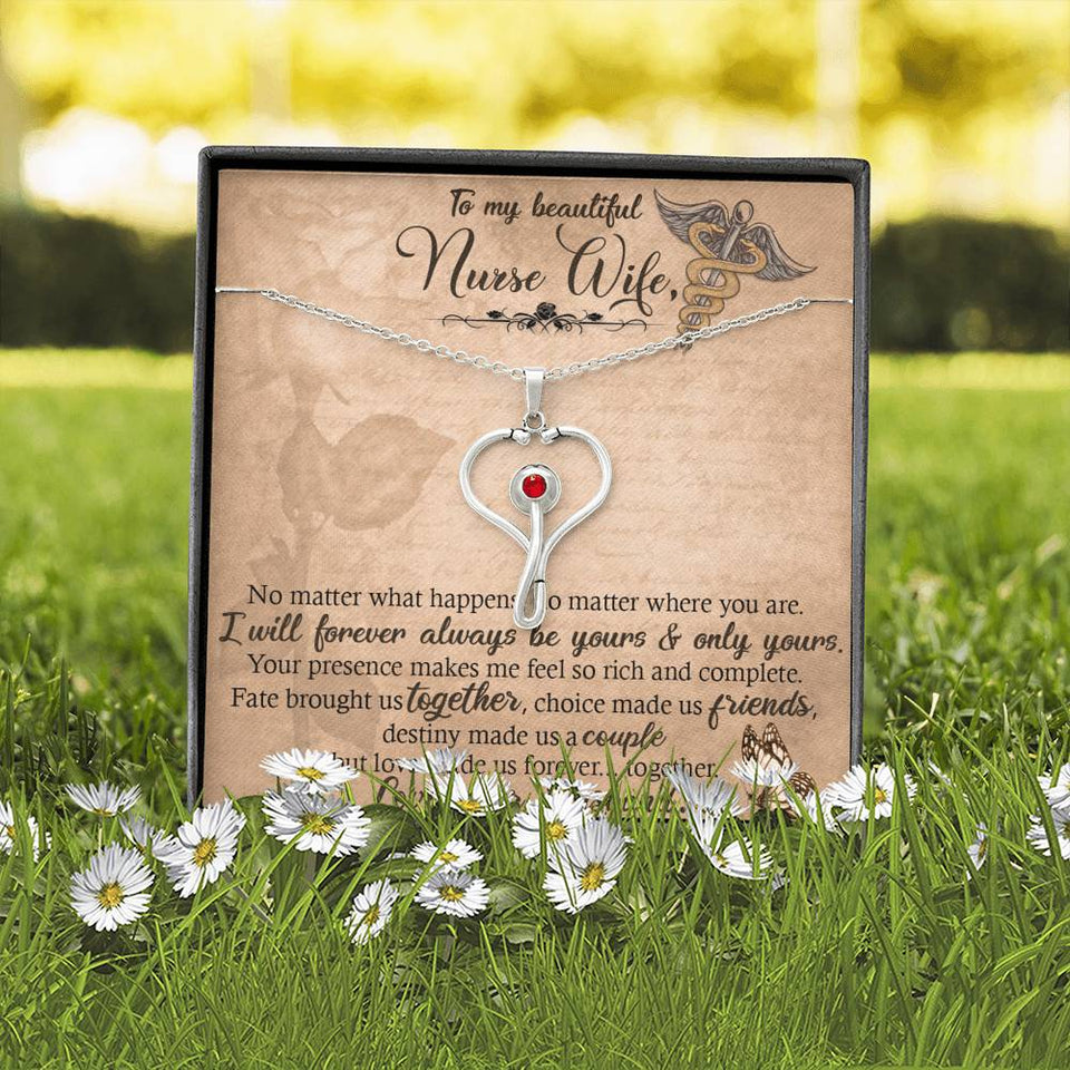 To My beautiful Nurse Wife In This Difficult Time-Jewelry-Standard Box-14-Chic Pop