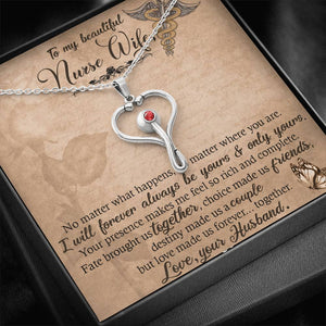 To My beautiful Nurse Wife In This Difficult Time-Jewelry-Standard Box-20-Chic Pop