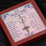 To my doctor wife you paint my world-Jewelry-Mahogany Style Luxury Box-7-Chic Pop