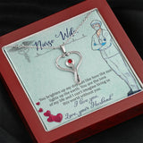 To my nurse wife-Jewelry-Mahogany Style Luxury Box-7-Chic Pop