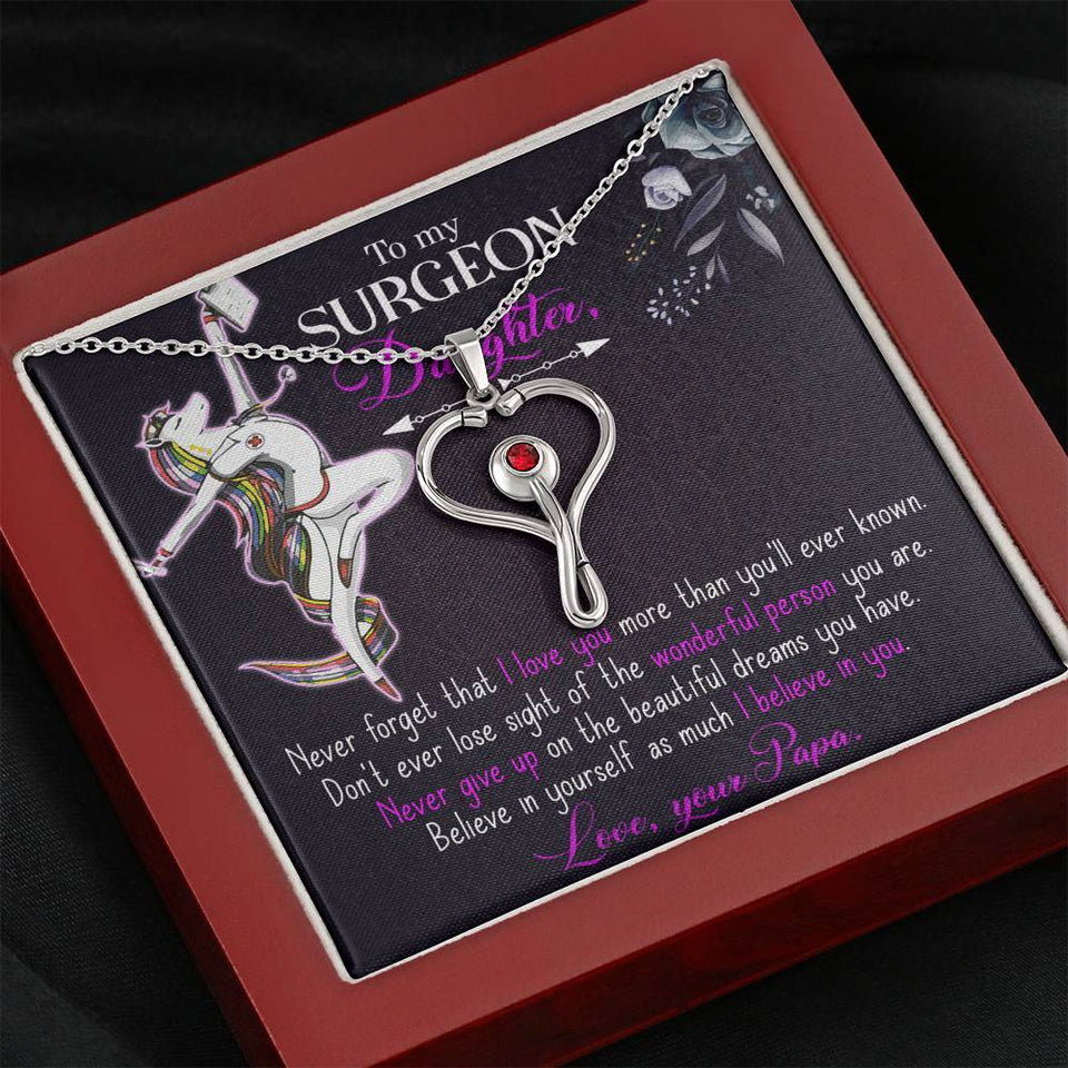 To my surgeon daughter-Jewelry-Mahogany Style Luxury Box-7-Chic Pop