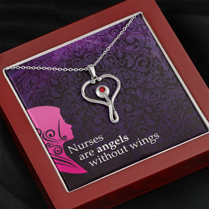 Nurses are angels Without Wings-Jewelry-Mahogany Style Luxury Box-7-Chic Pop
