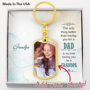 The only thing better-Jewelry-Dog Tag Keychain (Gold)-No-2-Chic Pop