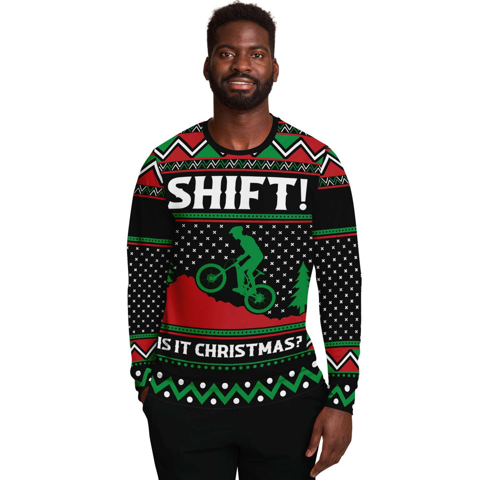 Shift It's Christmas-Fashion Sweatshirt - AOP-XS-5-Chic Pop