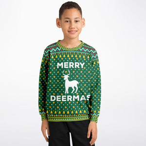 Merry Deermas-Fashion Kids/Youth Sweatshirt – AOP-XXS-1-Chic Pop