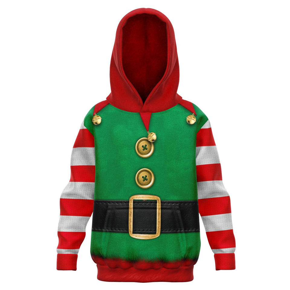 Elf Kids Hoodie-Fashion Kids Hoodie - AOP-XXS - 1/2 Years-1-Chic Pop