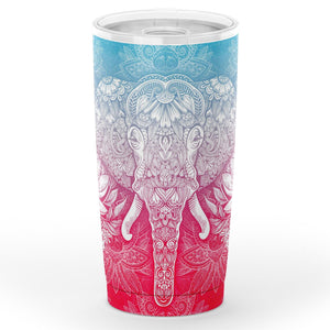 Mandala Elephant-20oz Tumbler - AOP-20oz-1-Chic Pop
