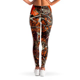 Orange Hunting - Mesh Pocket Legging All Over Print-Mesh Pocket Legging - AOP-XS-6-Chic Pop