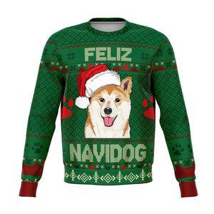 Feliz Navidog - Shiba Inu-Fashion Sweatshirt - AOP-S-4-Chic Pop