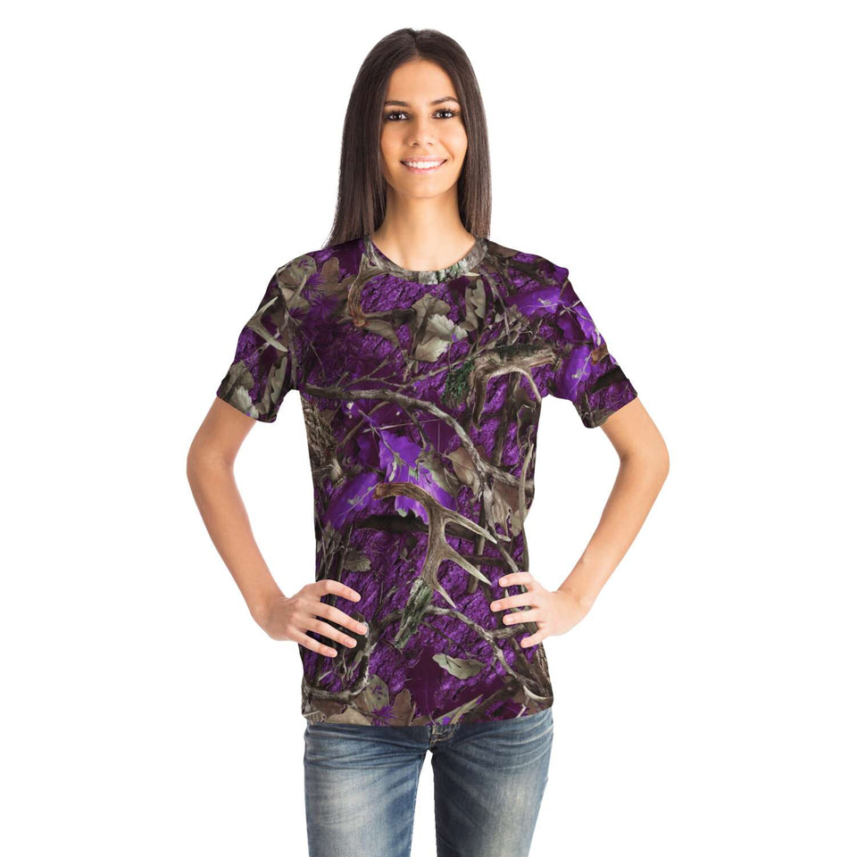 Camo Purple-T-shirt-XS-1-Chic Pop