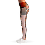 Orange Hunting - Mesh Pocket Legging All Over Print-Mesh Pocket Legging - AOP-XS-7-Chic Pop