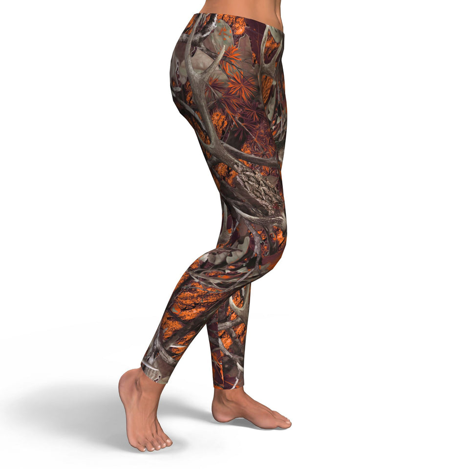 Orange Hunting-Leggings-XS-3-Chic Pop