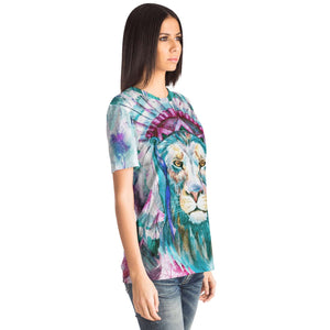 Hippie Lion-T-shirt-XS-4-Chic Pop