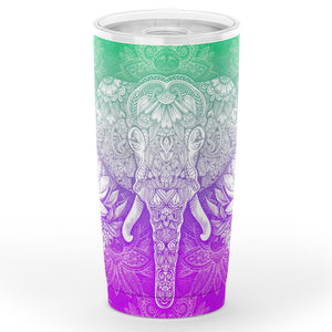 Mandala Elephant-20oz Tumbler - AOP-20oz-1-Chic Pop