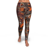 Orange Hunting-Leggings-XS-1-Chic Pop