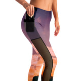 Summer Vibe-Mesh Pocket Legging - AOP-XS-9-Chic Pop