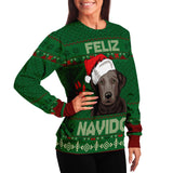 Feliz Navidog - Labrador-Fashion Sweatshirt - AOP-XS-9-Chic Pop