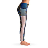 Turquoise Hunting - Mesh Pocket Legging All Over Print-Mesh Pocket Legging - AOP-XS-4-Chic Pop