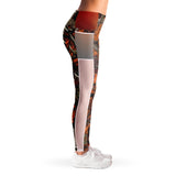 Orange Hunting - Mesh Pocket Legging All Over Print-Mesh Pocket Legging - AOP-XS-8-Chic Pop
