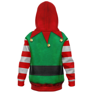 Elf Kids Hoodie-Fashion Kids Hoodie - AOP-XXS - 1/2 Years-4-Chic Pop