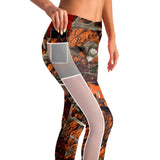 Orange Hunting - Mesh Pocket Legging All Over Print-Mesh Pocket Legging - AOP-XS-9-Chic Pop