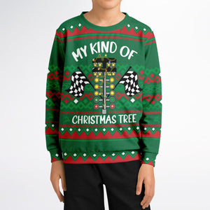 My kind of Christmas Tree-Fashion Kids/Youth Sweatshirt – AOP-XXS-8-Chic Pop