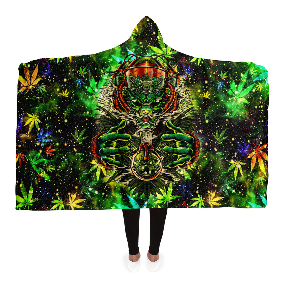 Cannabeast-Hooded Blanket - AOP-Adult-Premium Sherpa-1-Chic Pop